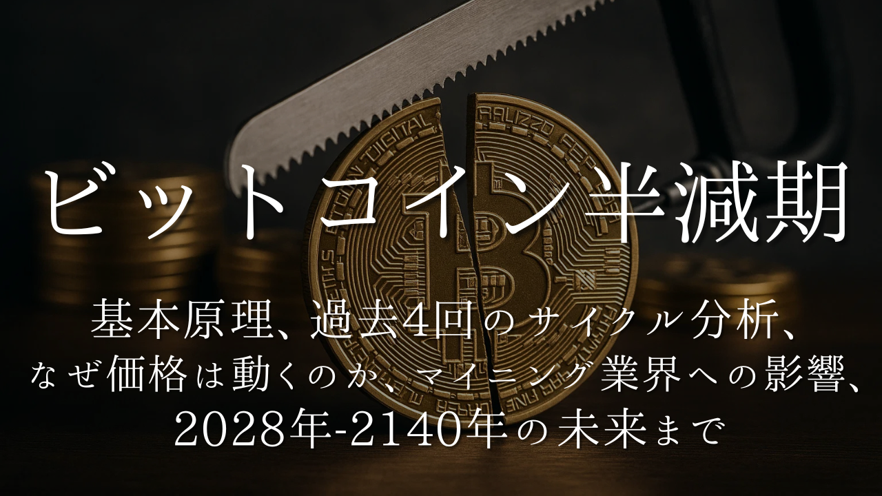 ビットコイン半減期ガイド：基本原理、過去4回のサイクル分析、 なぜ価格は動くのか、マイニング業界への影響、 2028年-2140年の未来まで