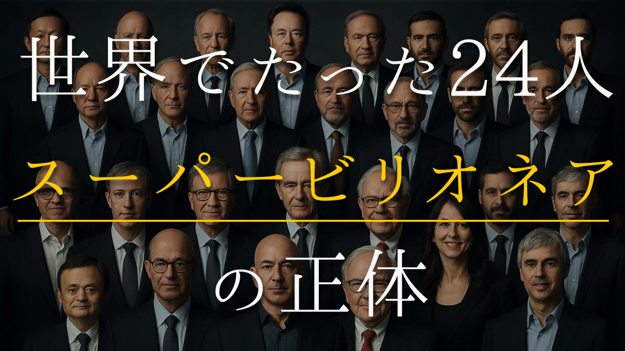 スーパービリオネア（資産500億ドル以上）の正体に迫る：定義、富の総額、米国経済誌のランキング、世界の頂点に立つ24人、社会と経済への影響、彼らが見据える未来と人類の課題