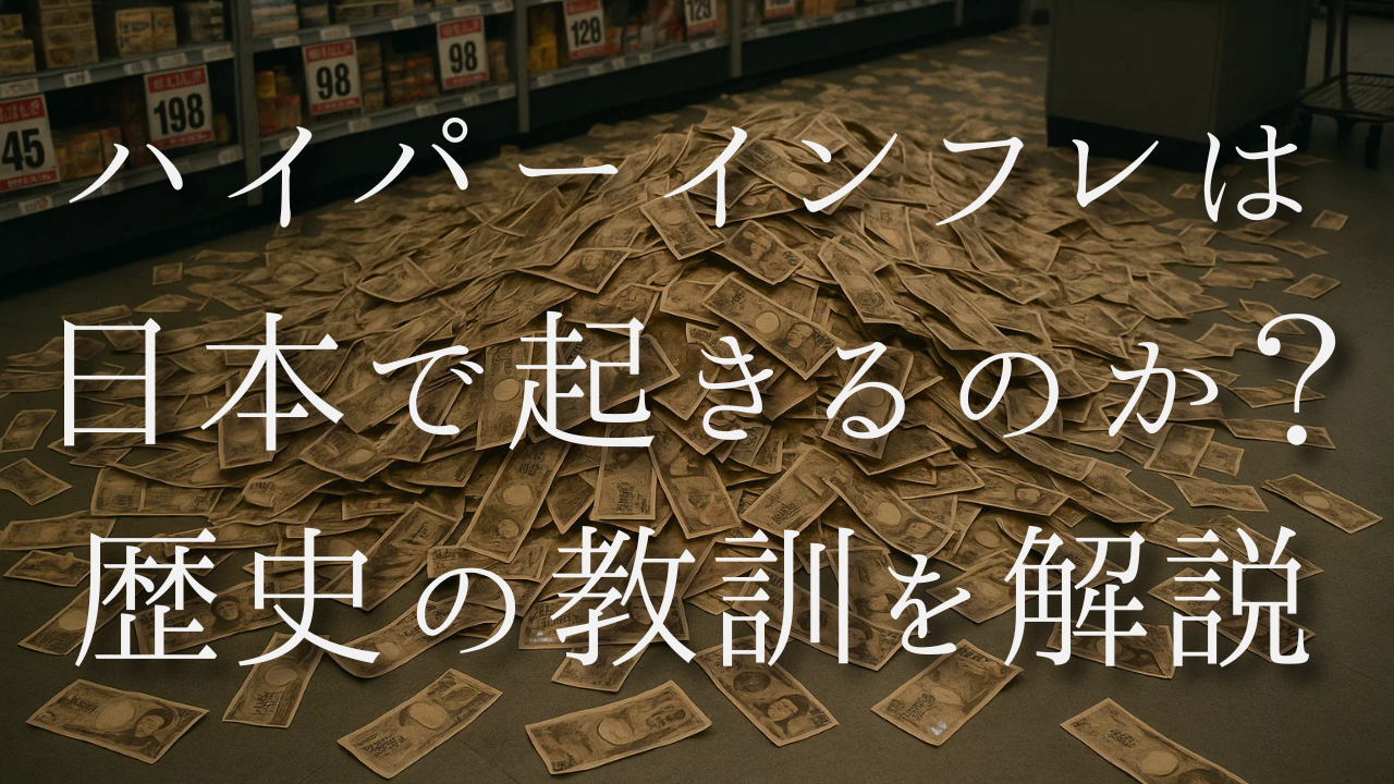 ハイパーインフレは 日本で起きるのか？ 歴史の教訓を解説