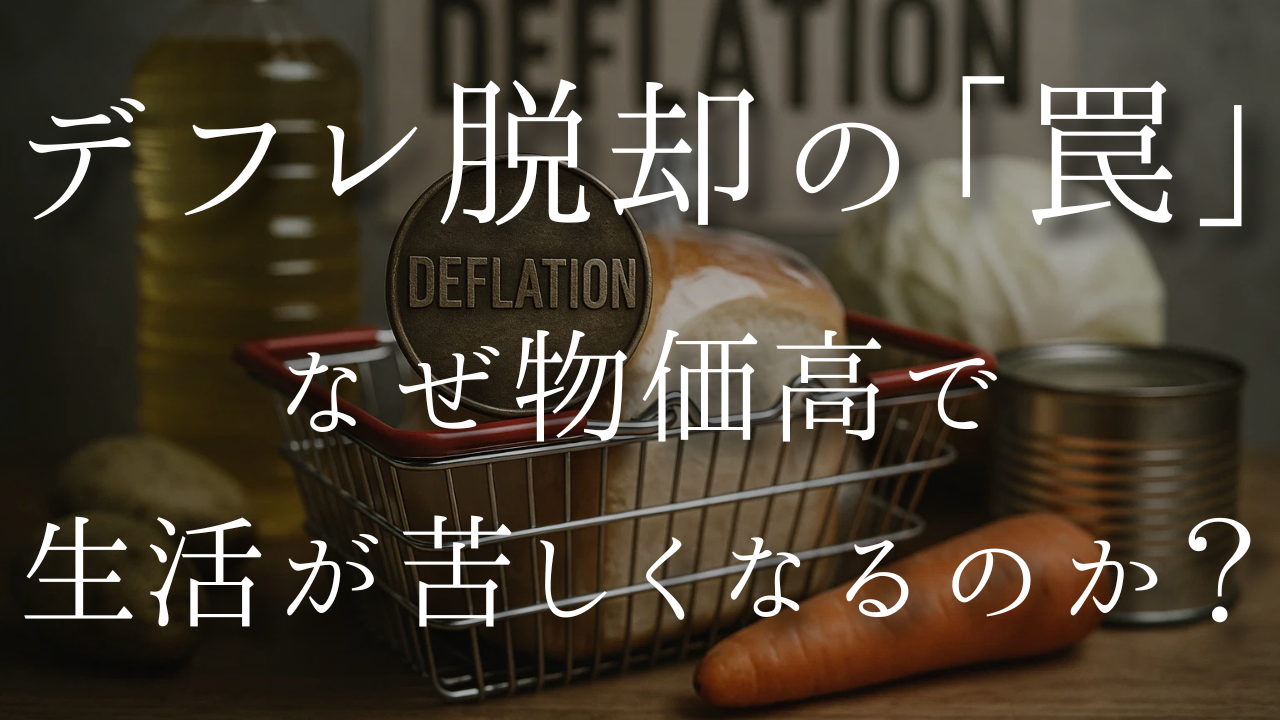 日本のデフレはいつから何年続いたのか？ 悪循環のデフレスパイラル、2025年の「デフレ脱却」は本当か、物価高で生活が苦しくなる理由とは？