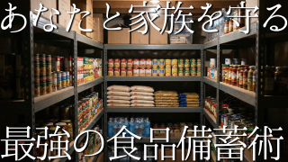 次世代の最も確実な食品備蓄戦略：未来のインフレと不況に強い生活防衛術