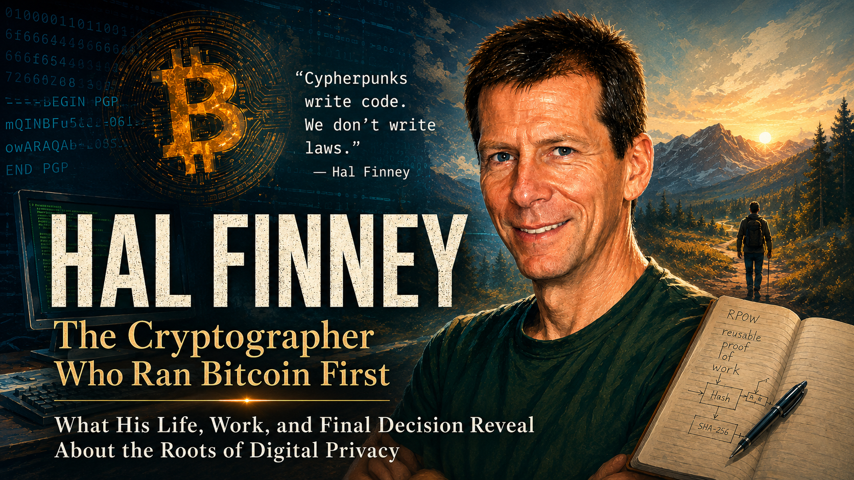 ハル・フィニーとは何者か — ビットコインを最初に動かした暗号技術者の知られざる生涯