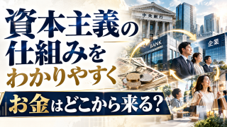 資本主義とは何かをわかりやすく｜定義・特徴・お金の流れを整理