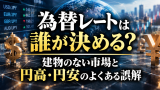 為替レートとは？円高・円安の意味と誰が決めるかをわかりやすく解説